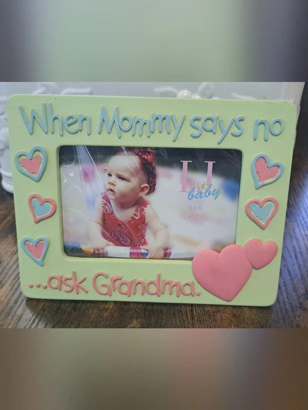 When Mommy Says No Ask Grandma Photo Frame